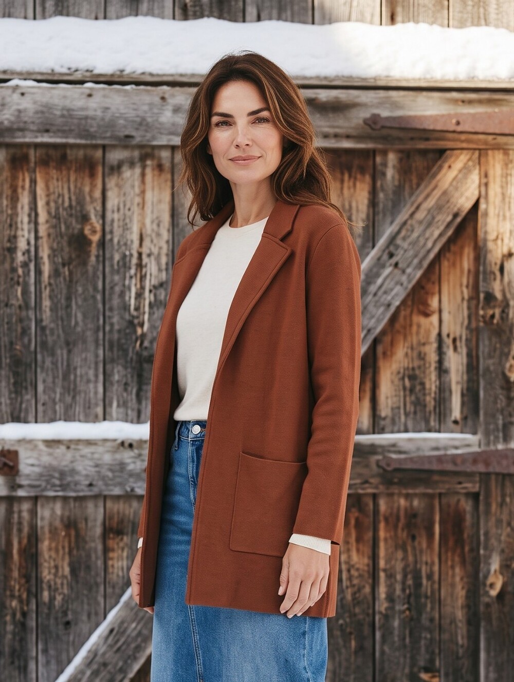 Quince Terracotta 100% Organic Cotton Jacket